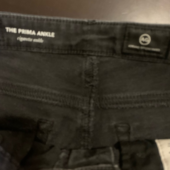 AG Adriano Goldschmidt Black Jeans - The Prima Ankle Sz 25R - Picture 9 of 9
